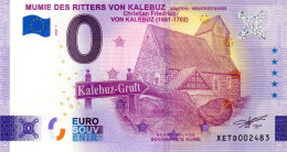 Billet Touristique - 0 Euro - Allemagne - Mumie Des Ritters Von Kalebuz (2022-1) - Essais Privés / Non-officiels