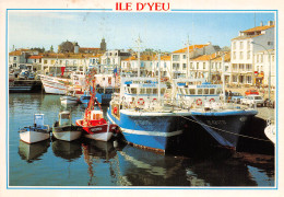 85  Île D'Yeu Port Joinville Port De Pêche Bateaux Myosotis Et De Coubertin   N° 72  \MK3027 - Ile D'Yeu