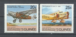 GUINEA  YVERT   162/63  MNH  ** - Flugzeuge