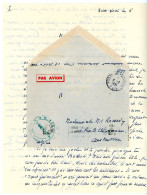 RARE INDOCHINE ENV LAC DE XOM XORI 1951 POSTE AUX ARMEES T.O.E. FM CACHET DU S.P. 52352 => ALGERIE VOIR LES SCANS - Guerre D'Indochine / Viêt-Nam