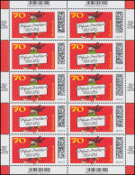 3788 Kinderbuchautor Otfried Preußler: Räuber Hotzenplotz - 10er-Bogen ** / MNH - 2001-2010