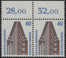 1379 SWK 40 Pf Paar OR ** Postfrisch - Unused Stamps