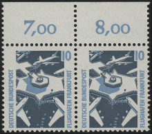 1347 SWK 10 Pf Paar OR ** Postfrisch - Unused Stamps