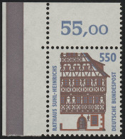 1746 SWK 550 Pf Ecke Ol OHNE Naht ** Postfrisch - Nuevos