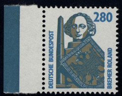 1381 SWK 280 Pf Seitenrand Li. ** Postfrisch - Unused Stamps