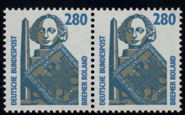 1381 SWK 280 Pf Waag. Paar ** Postfrisch - Unused Stamps