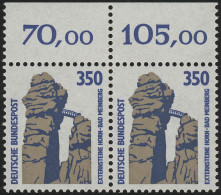 1407 SWK 350 Pf Paar OR ** Postfrisch - Unused Stamps