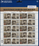 USA - Folder 3303-3306 Dekorierte Soldaten: Zusammendruck-Kleinbogen 2000 ** - Autres & Non Classés