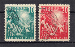 111-112 Bundestag - Satz Komplett Gestempelt, Zähnung Und Stempel Laut Abbildung - Used Stamps