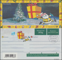 Päckchenadresszettel PZ 6/01 Weihnachten DEUTSCHLAND, Ersttags-O KREFELD 1.10.98 - Franking Machines (EMA)