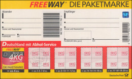 PZ 10 Deutschland-Abholservice 4 KG Mit Ergänzungsmarke, Freeway ET-O 17.5.99 - Macchine Per Obliterare (EMA)