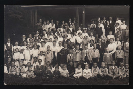 Foto AK Eltern Schüler Kinder Lehrer, Atelier Albert Wehinger, Bad Dürrheim 1915 - Andere & Zonder Classificatie