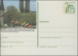 P134-j14/217 - 4300 Essen, Münsterkirche Mit Rathaus ** - Cartes Postales Illustrées - Neuves