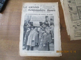 LE GRAND HEBDOMADAIRE ILLUSTRE DU NORD 16 DECEMBRE 1934 LES MANIFESTATIONS DES MUTILES DE GUERRE,OMER BOUCHERY,SPORTS,SA - Picardie - Nord-Pas-de-Calais