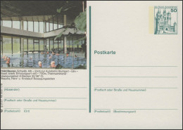 P129-g2/027 - 7444 Beuren, Thermalmineralbewegungsbad ** - Geïllustreerde Postkaarten - Ongebruikt