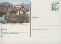 P129-g1/007 - 8958 Füssen, Teilansicht Mit Burg ** - Bildpostkarten - Ungebraucht