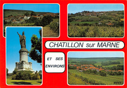 51  CHATILLON SUR MARNE Et Ses Environs Multivue   N° 59 \MK3031 - Châtillon-sur-Marne