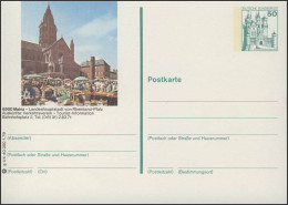 P129-g1/004 - 6500 Mainz, Mainzer Dom Mit Markt ** - Cartes Postales Illustrées - Neuves