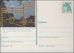 P125-f13/182 - 4792 Bad Lippspringe, Kurpark Bei Nacht ** - Illustrated Postcards - Mint