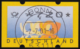 3.3 Posthörner Sielaff Ergänzungswert 720 Mit ET-O Bonn 2.7.2001 - Automaatzegels [ATM]