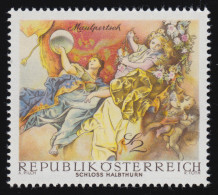 1283 Barocke Fresken, Allegorie D. Zeit, Schloss Halbthurn, 2 S, Postfrisch ** - Nuevos