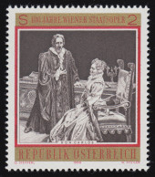 1298 100 J. Wiener Staatsoper, Don Carlos, Guiseppe Verdi,  2 S, Postfrisch  ** - Neufs