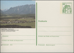 P130-h10/146 - 8229 Piding - Ortsansicht Mit Bergen ** - Geïllustreerde Postkaarten - Ongebruikt