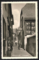 AK Rüdesheim Am Rhein, Drosselgasse Mit Der Gastwirtschaft Beim Lindenwirt  - Rüdesheim A. Rh.