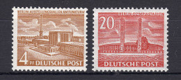 112-113 Berliner Bauten 1953/1954, 2 Werte, Satz Komplett  ** - Ungebraucht