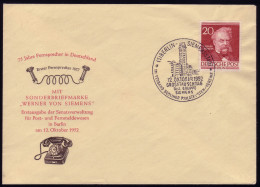 97 Männer Berlins 20 Pf. Werner Von Siemens - Amtlicher FDC - Otros & Sin Clasificación