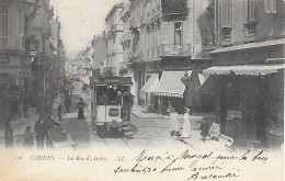 06)   CANNES  - La Rue D' Antibes  (  Tramway  ) - Cannes