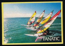 Carton 10.5 X 15 Sport Planche à Voile Course "Fanatic" Photographe Dieter Menne - Segeln