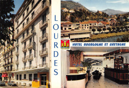 65 LOURDES  Avenue Peyramale Hotel Bourgogne Et Bretagne   N° 40 \MK3035 - Lourdes