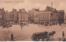 Amsterdam Dam In 1912 Knikje In Kaart - Amsterdam