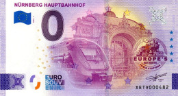 Billet Touristique - 0 Euro - Allemagne - Nürnberg Hauptbahhnof (2022-1) - Pruebas Privadas