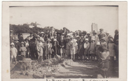 17 FOURAS CARTE PHOTO **La Plage De Fouras, Prix D'Honneur** Château De Sable, Enfants Editeur RAPID'PHOTO (2 Scans) - Fouras-les-Bains