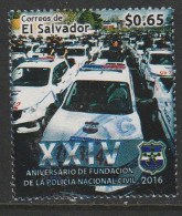 EL SALVADOR, USED STAMP, OBLITERÉ, SELLO USADO - El Salvador