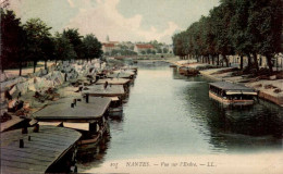 NANTES    ( LOIRE ATLANTIQUE )  VUE SUR L ' ERDRE - Nantes