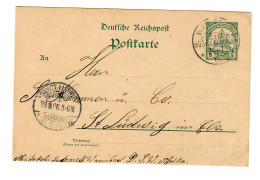 DSWA: Warmbad 1906 Nach Sanct Ludwig Im Elsass - Duits-Zuidwest-Afrika