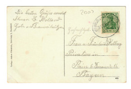 AK Hamburg: Seepost Hamburg-Helgoland 1912 - Briefe U. Dokumente