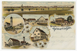 Ansichtskarte Gruss Aus Heimertingen, 1903 Nach Unterjoch - Brieven En Documenten