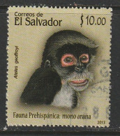 EL SALVADOR, USED STAMP, OBLITERÉ, SELLO USADO - El Salvador