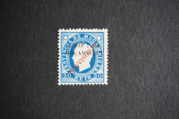 (T2) Mozambique Company - 1895 King Luis OVP "Provisorio" 50 R- Af. 26 - MH (no Gum) - Mosambik