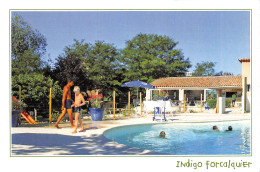 FORCALQUIER  Camping INDIGO Carte Vierge  2  (scan Recto Verso) MD2501BIS - Forcalquier