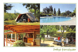 FORCALQUIER  Camping INDIGO Carte Vierge  3  (scan Recto Verso) MD2501BIS - Forcalquier