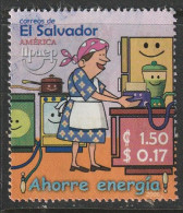 EL SALVADOR, USED STAMP, OBLITERÉ, SELLO USADO - Salvador