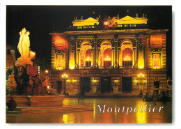 MONTPELLIER Theatre Place De La Comedie 4(scan Recto-verso) MD2502 - Montpellier