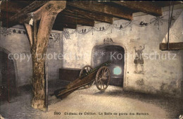 11911248 Chillon Chateau Salle De Garde Des Bernois Montreux - Autres & Non Classés