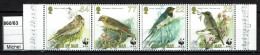 Isle Of Man - 2000 - MNH - Fauna - WWF, Singing Birds - Naturschutz: Singvögel - Oiseaux Chanteurs, Zang Vogels - Isla De Man