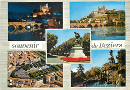 BEZIERS Le Pont Vieux Sur L Orb La Cathedrale St Nazaire 2(scan Recto-verso) MD2503 - Beziers